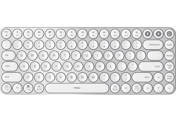 Клавиатура беспроводная Xiaomi MiiiW AIR85 Bluetooth Dual Mode (MWXKT01) MAC/iPad/PC (RU) White