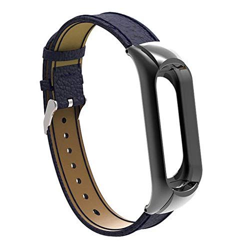 Ремешок Gasta Leather for Xiaomi Mi Band 3 color Blue