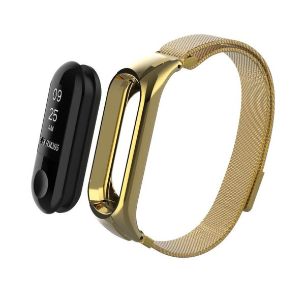 Ремешок Gasta Milanese Magnetic V2 for Xiaomi Mi Band 3 color Gold