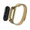 Ремешок Gasta Milanese Magnetic V2 for Xiaomi Mi Band 3 color Gold