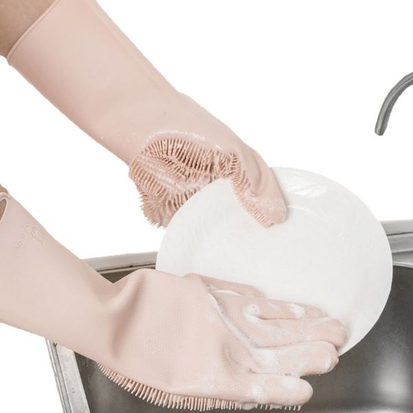 Силиконовые перчатки Xiaomi Jordan-Judy Silicone Gloves Pink