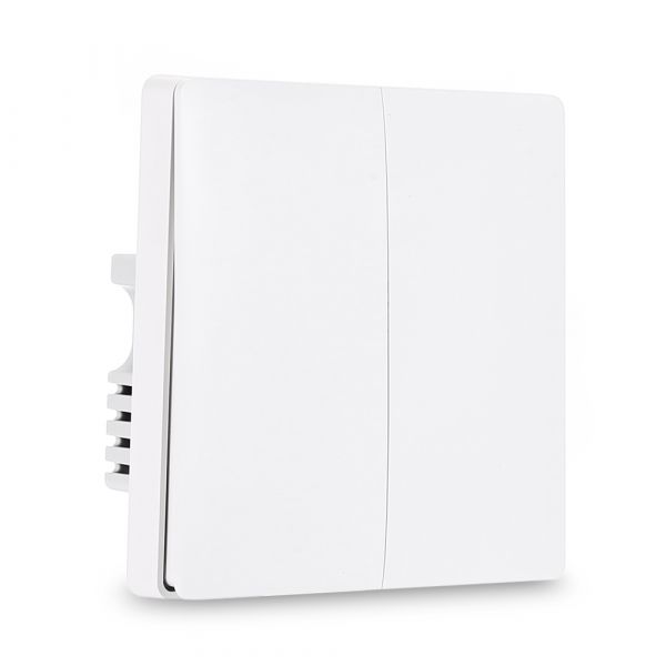 Выключатель Aqara Smart Light Switch Live Double Button ZigBee Version QBKG03LM