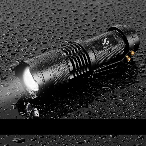 Фонарик Shustar Q5 XR-E Q5 IPX7 600 Lumen black