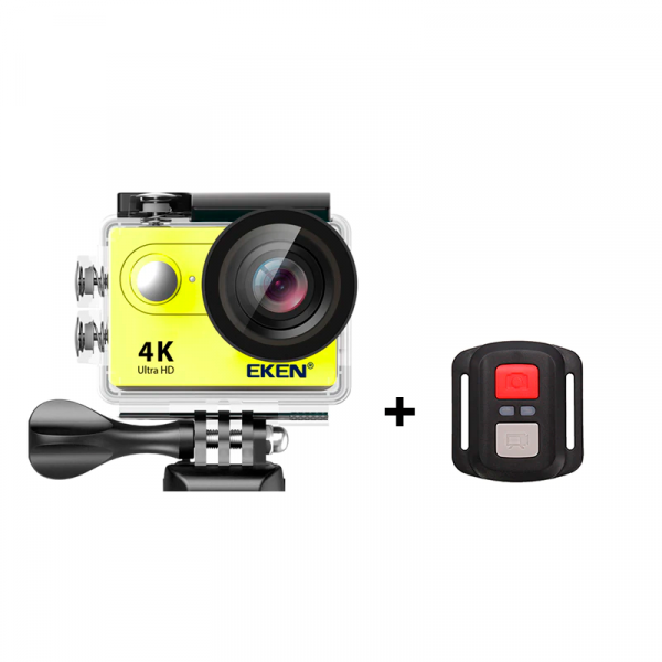Экшн камера EKEN H9R 4K пульт ДУ yellow