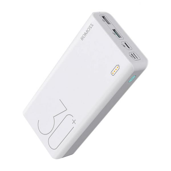 Банк заряда ROMOSS Sense 8+ 30000mAh white