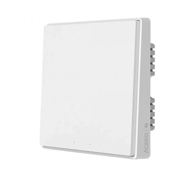 Выключатель Aqara Light Switch D1 ZigBee 3.0 (2 кнопки) white QBKG22LM