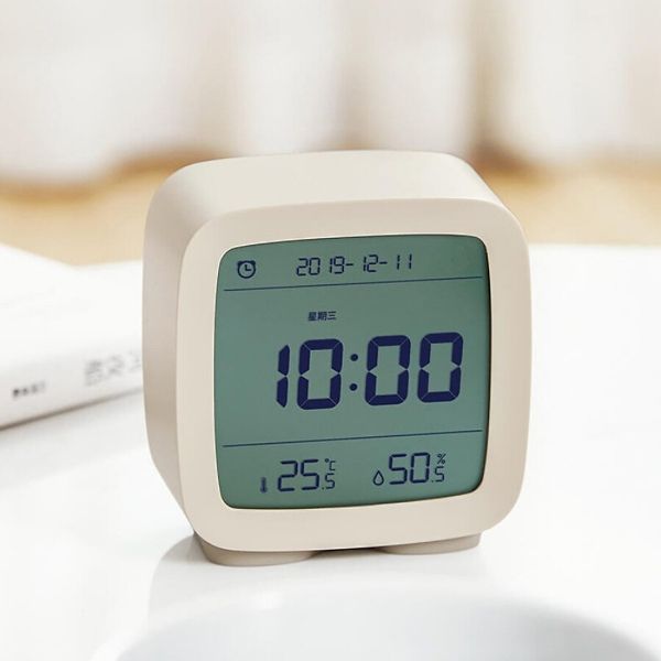 Умный будильник Xiaomi Qingping (Часы, Будильник, Гигрометр) CGD1 Beige