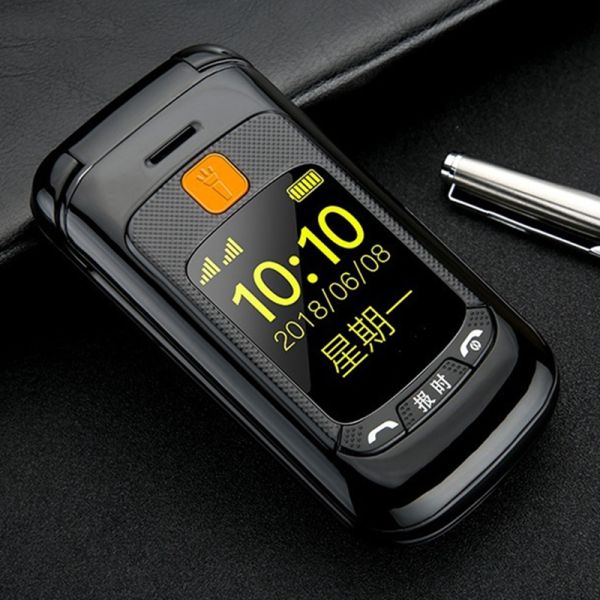 Gzone F899 (Mafam F899) black. Touch dual screen. Flip