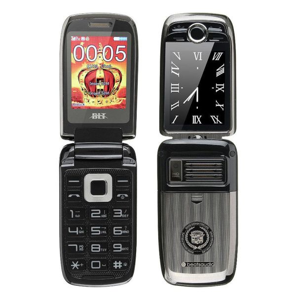 H-Mobile V998 (BLT V998) black. Dual color screen. Flip