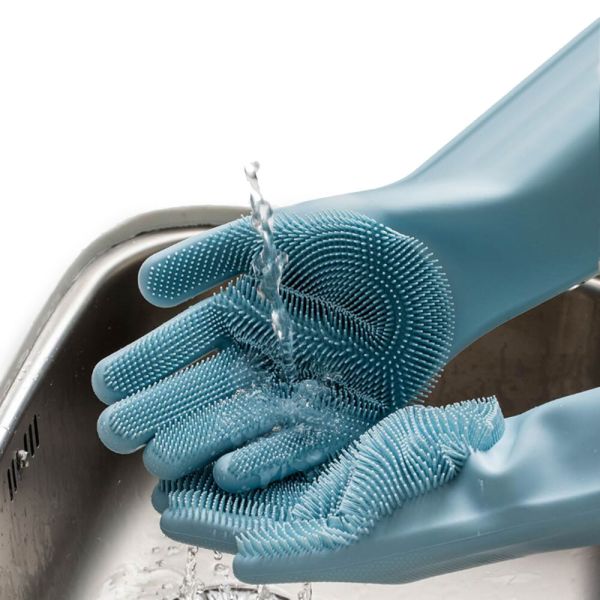 Силиконовые перчатки Xiaomi Jordan-Judy Silicone Gloves Blue
