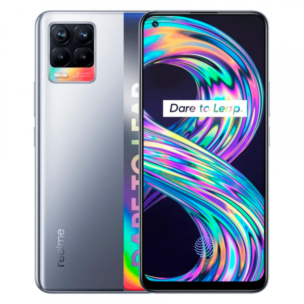 Realme 8 RMX3085 6/128Gb silver Global version
